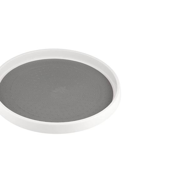 NWT Ram Pro Lazy Susans Non Skid set of 2 Organize Closet or Cabinet White Gray - Picture 5 of 16